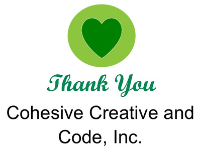 Logo for sponsor Cohesive Creative and Code